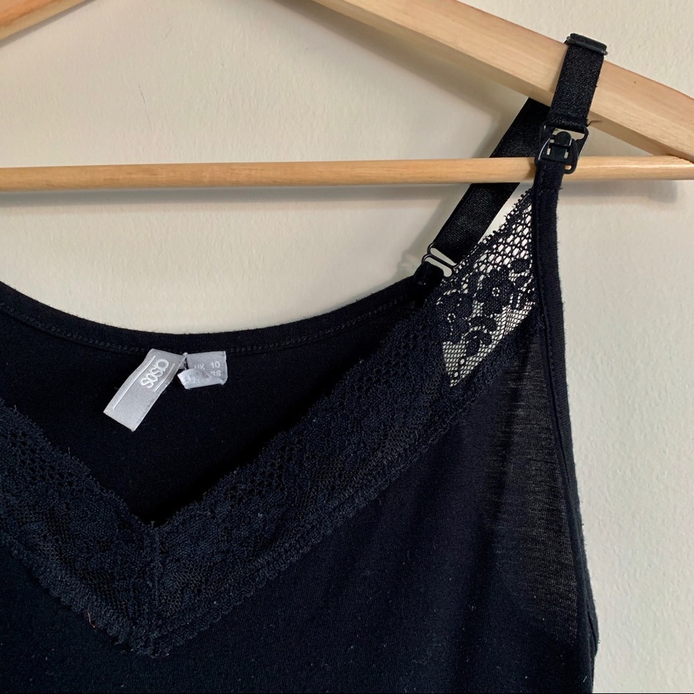 ASOS Black Nursing Tank Top